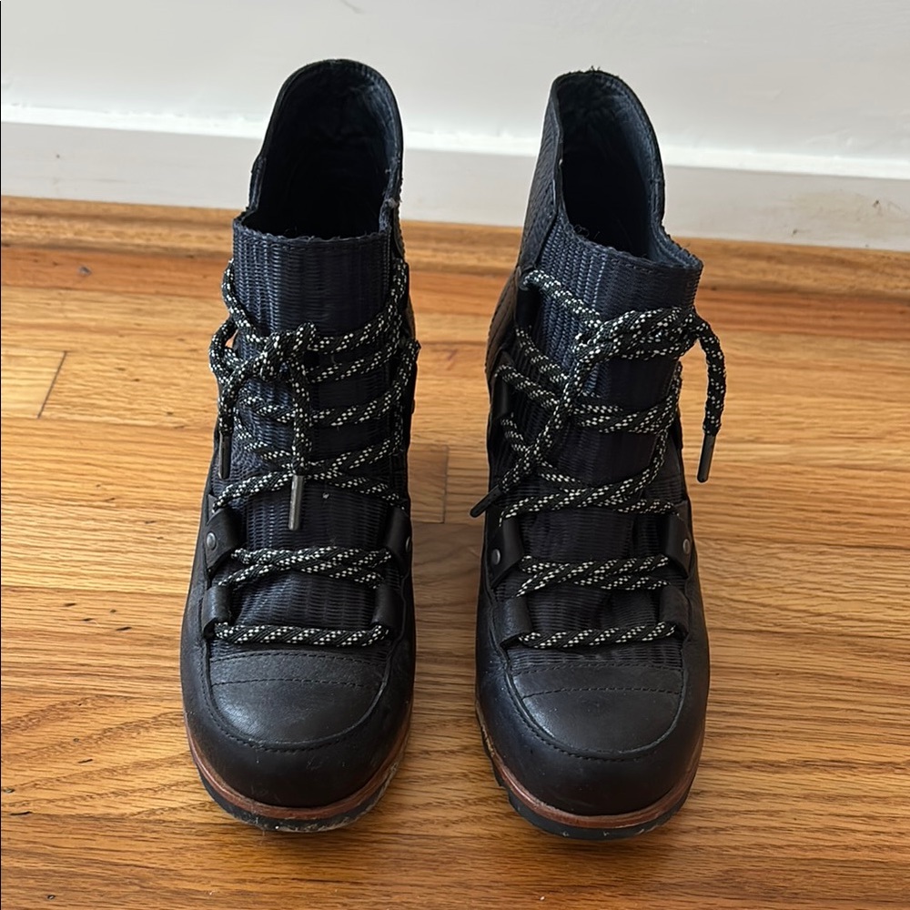 Sorel Black Ankle Boots